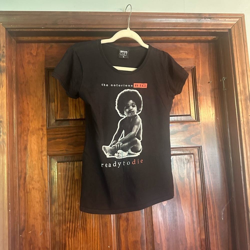 Black Graphic T-Shirt/ Biggie Smalls